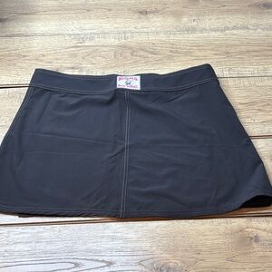 Women’s Birdwell Beach Britches Black Wrap Mini Skirt Size Large